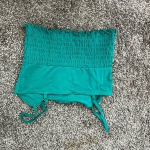 American Eagle Outfitters Teal Tank Top